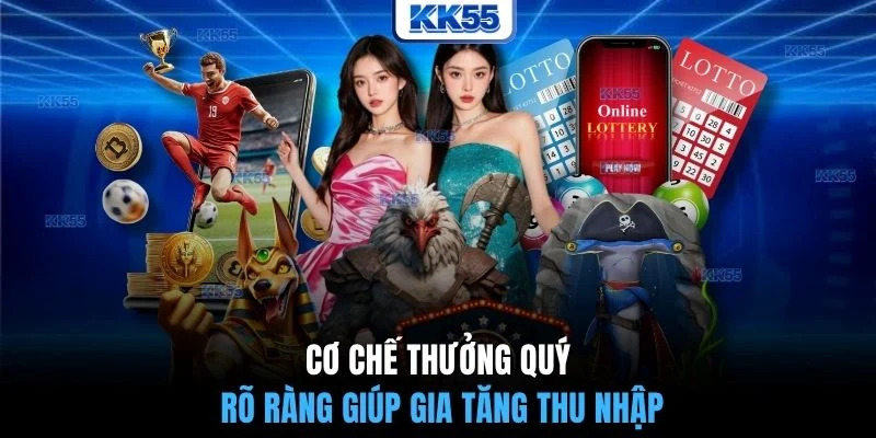 Cơ chế thưởng quý rõ ràng giúp gia tăng thu nhập