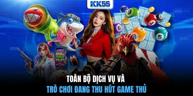 Toàn bộ dịch vụ và trò chơi đang thu hút game thủ
