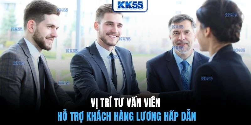 Vị trí tư vấn viên hỗ trợ khách hàng lương hấp dẫn